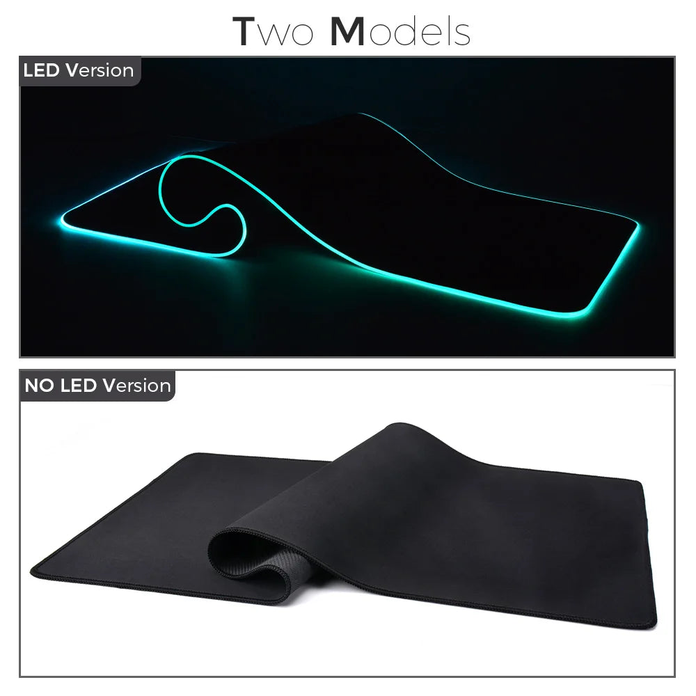 Tapis de Souris Gaming XXL RGB 14 Modes Étanche