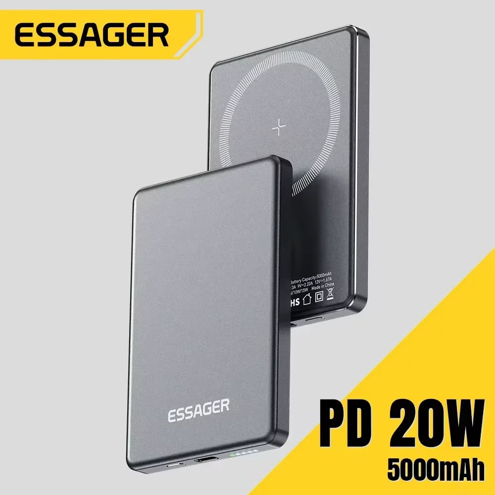 Batterie Magnétique Sans Fil Compatible MagSafe