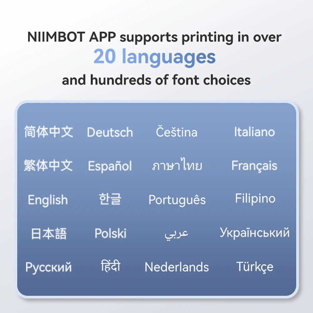 Imprimante Thermique de Poche Bluetooth NIIMBOT