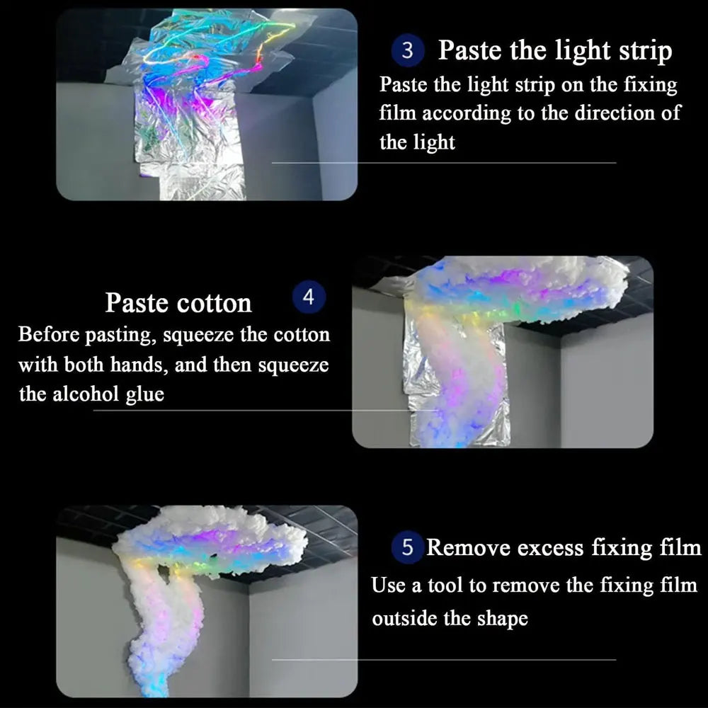 Lampe Nuage LED RGB avec Effet Orage et Synchro Musicale