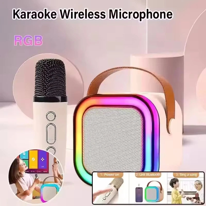 Enceinte Karaoké Bluetooth Portable avec Micro Sans Fil