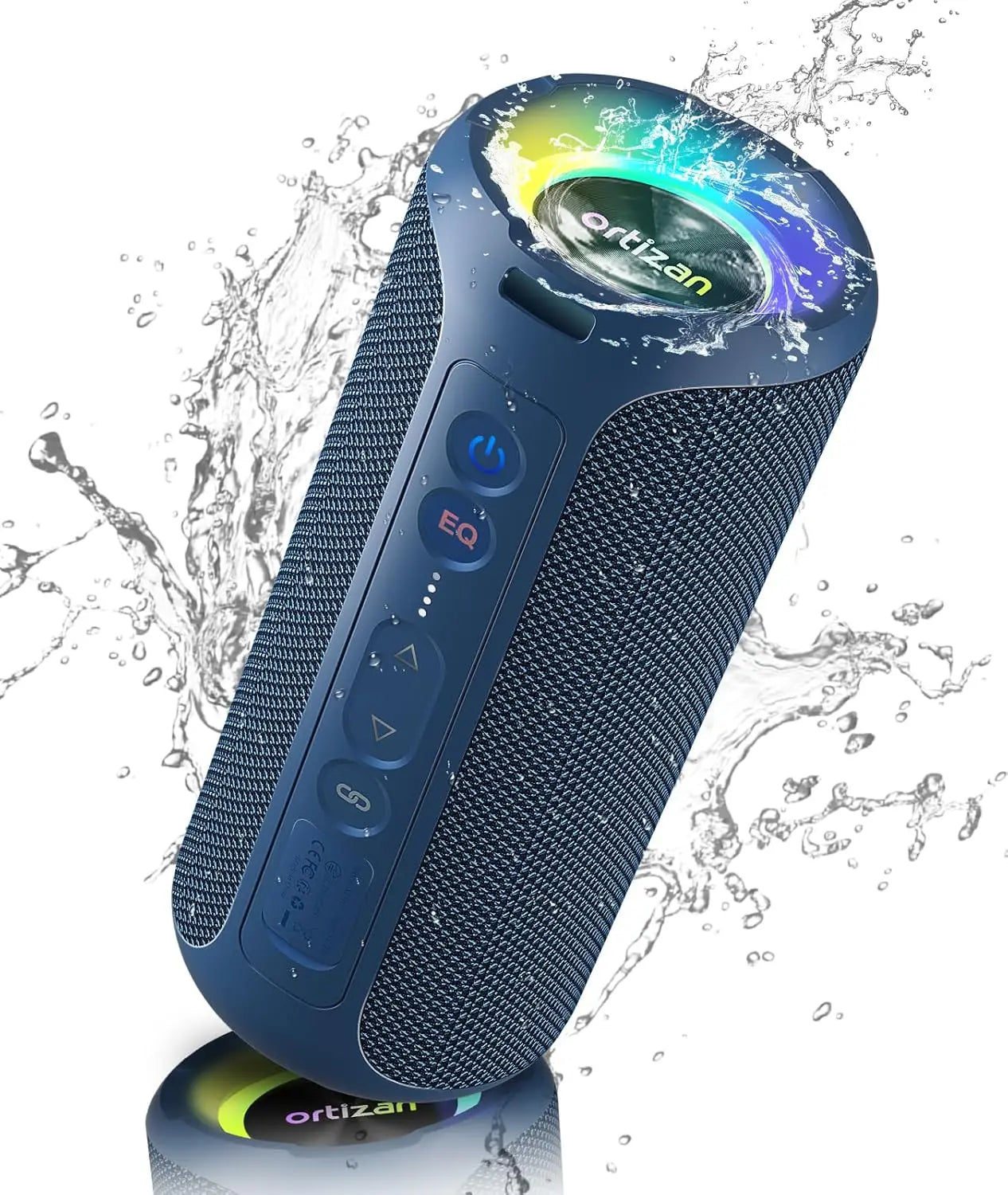 Enceinte Bluetooth Étanche IPX7 avec Éclairage RGB