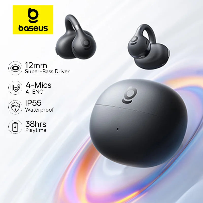 Écouteurs Bluetooth Open-Ear Baseus avec Micro Intégré