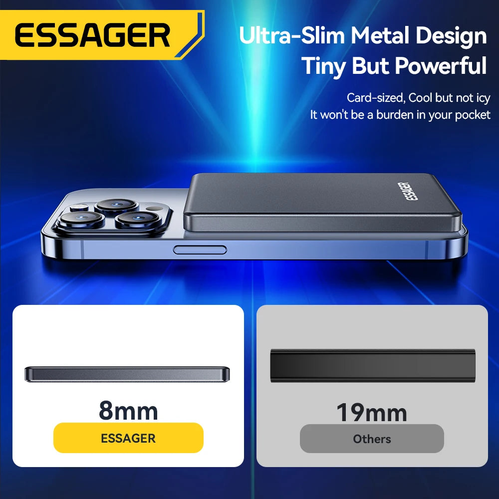 Batterie Magnétique Sans Fil Compatible MagSafe