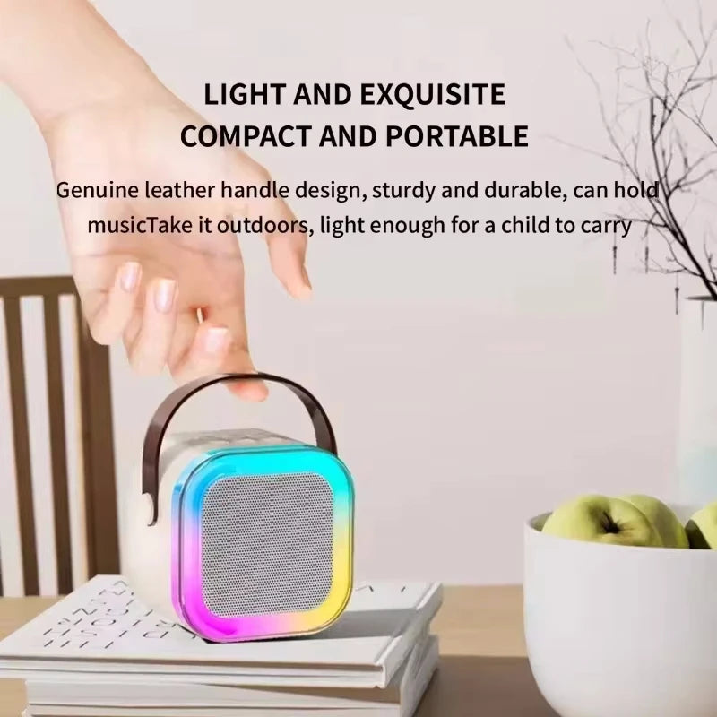 Enceinte Karaoké Bluetooth Portable avec Micro Sans Fil