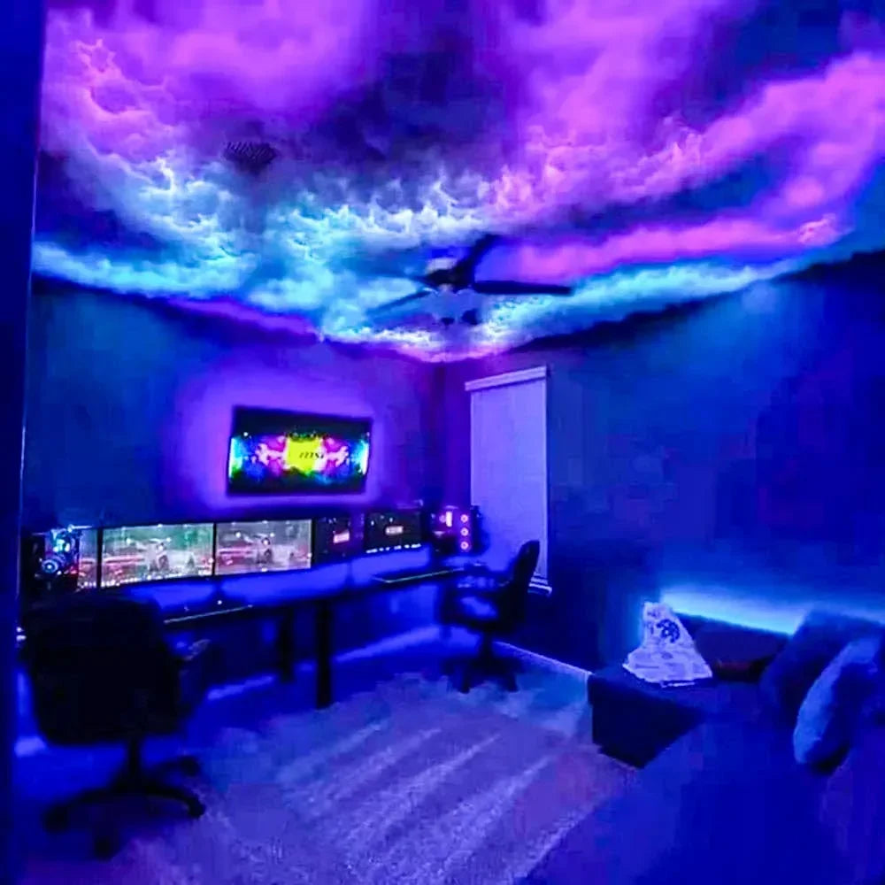 Lampe Nuage LED RGB avec Effet Orage et Synchro Musicale