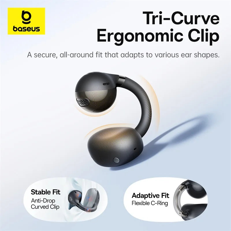 Écouteurs Bluetooth Open-Ear Baseus avec Micro Intégré
