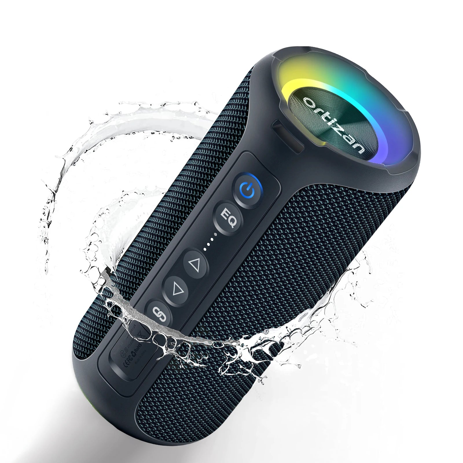 Enceinte Bluetooth Étanche IPX7 avec Éclairage RGB