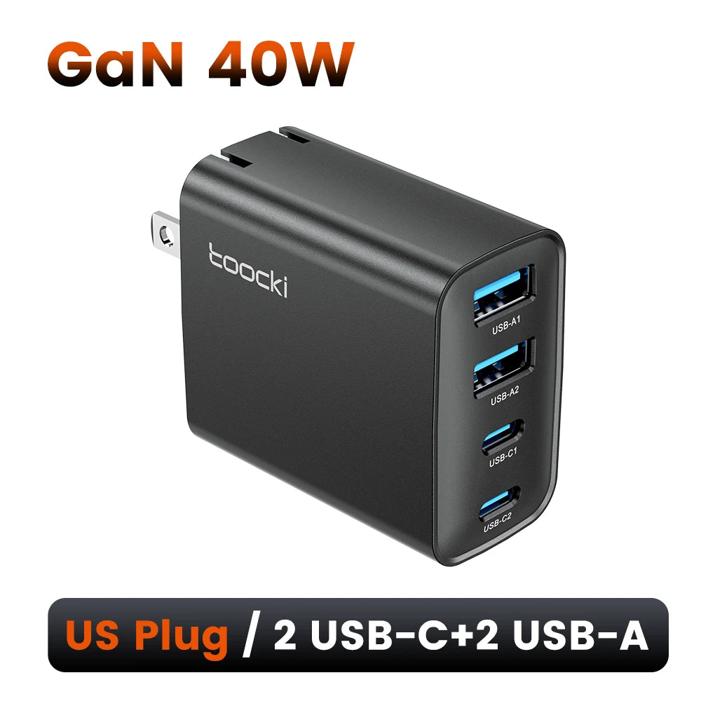 Chargeur Mural Compact 40W GaN Charge Rapide