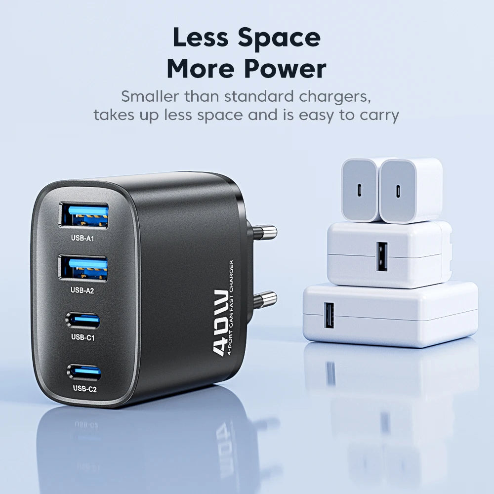 Chargeur Mural Compact 40W GaN Charge Rapide