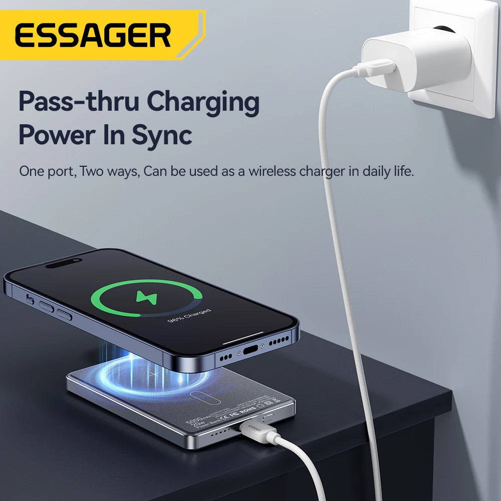 Batterie Magnétique Sans Fil Compatible MagSafe