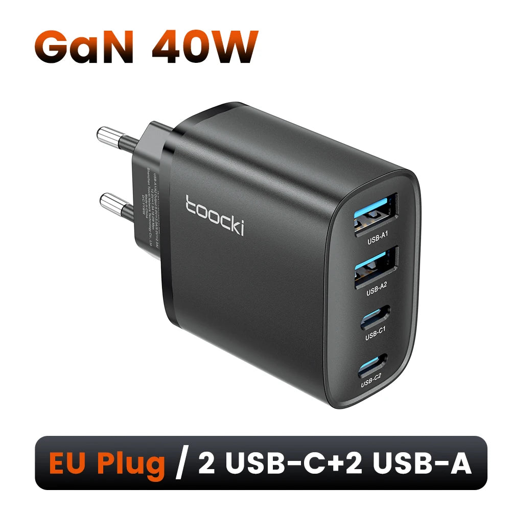 Chargeur Mural Compact 40W GaN Charge Rapide