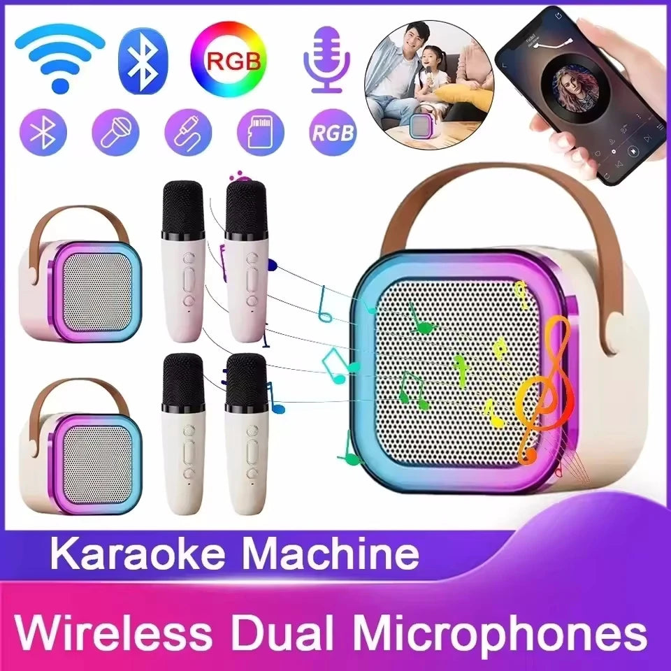 Enceinte Karaoké Bluetooth Portable avec Micro Sans Fil