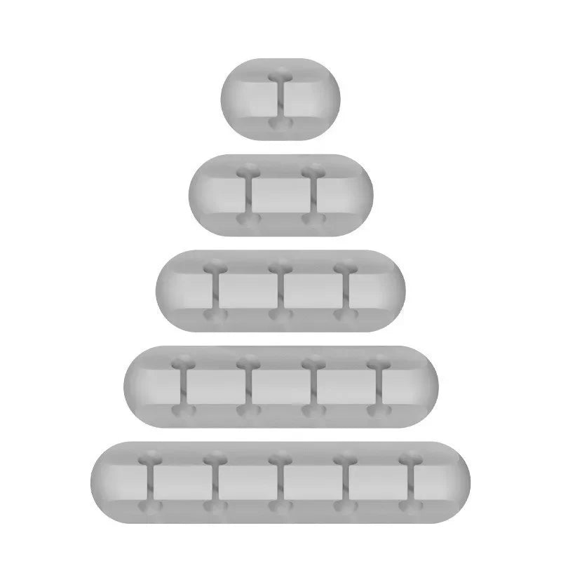 Clips Organisateurs de Câbles en Silicone
