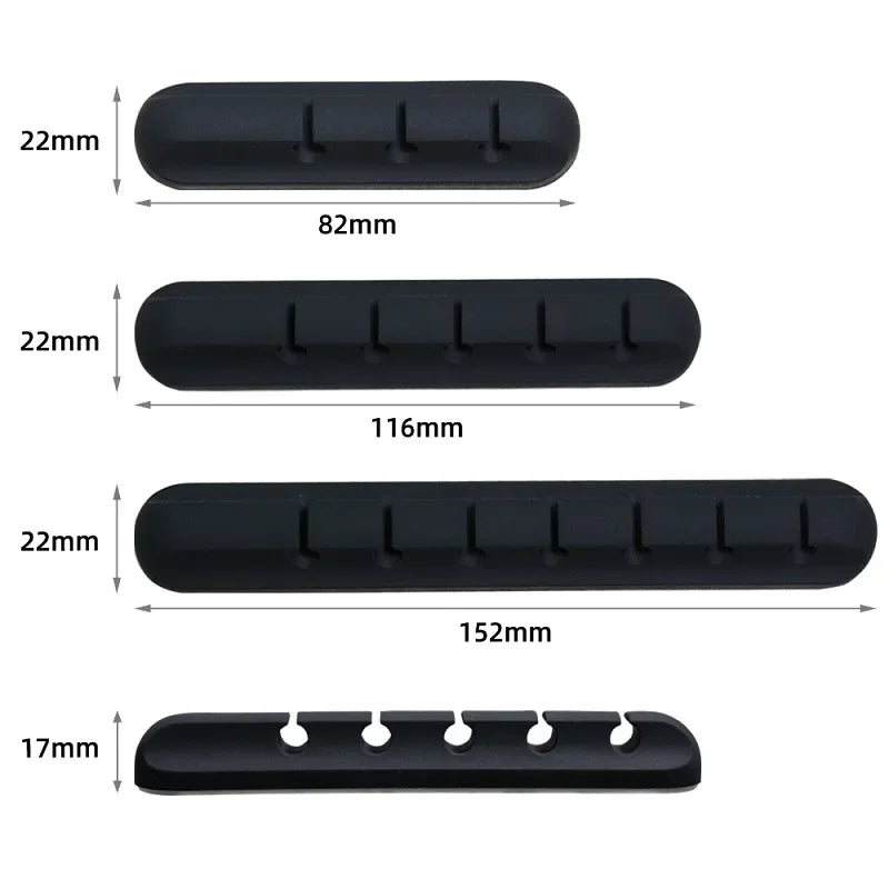 Clips Organisateurs de Câbles en Silicone