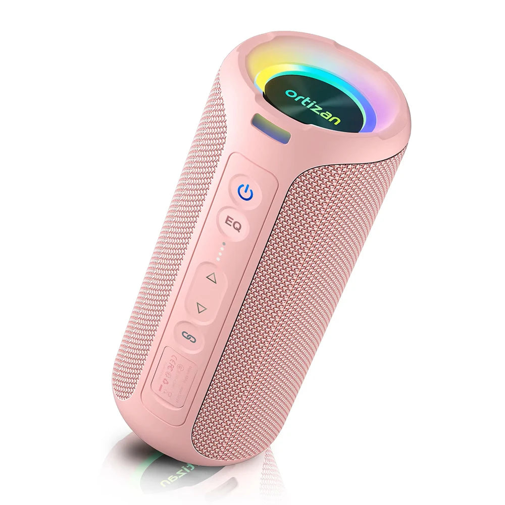 Enceinte Bluetooth Étanche IPX7 avec Éclairage RGB